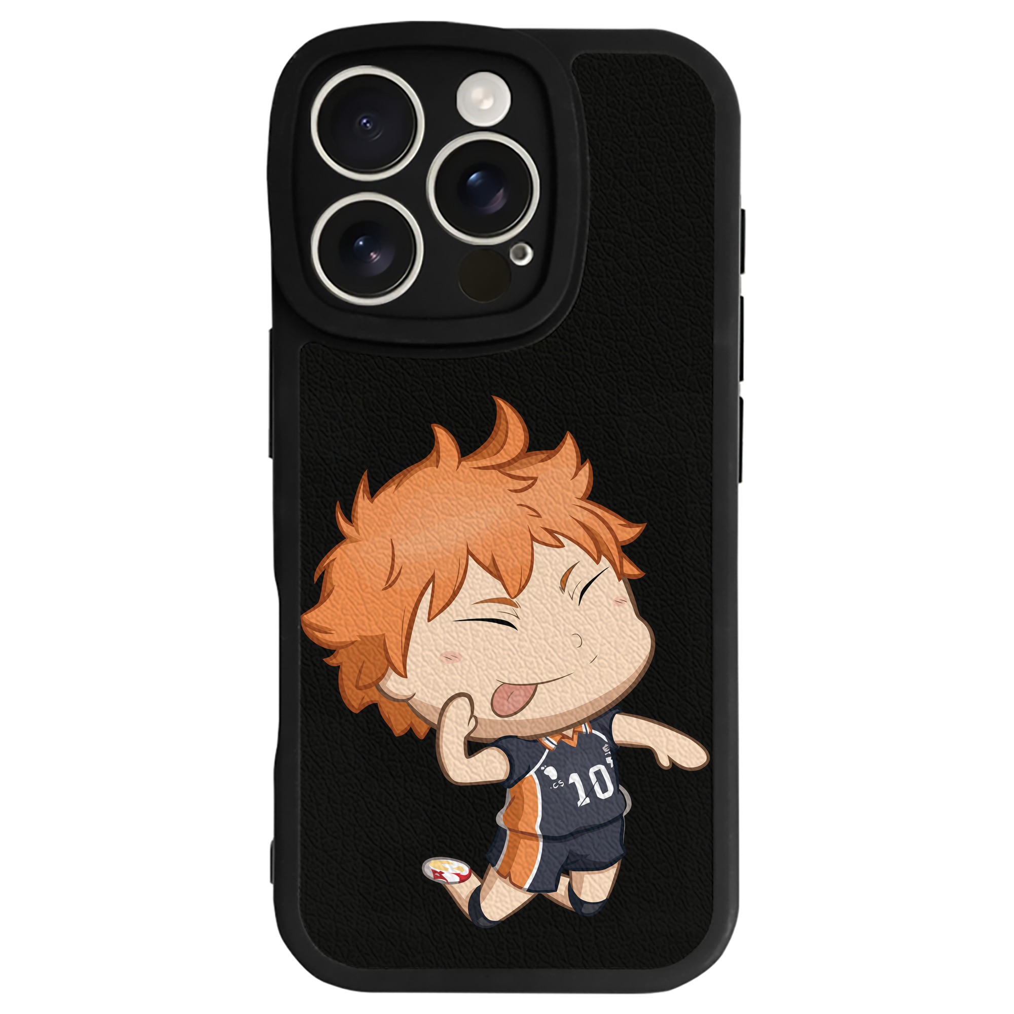 （画像用） ハイキュー!! Haikyu!! 【iPhone 16シリーズ対応】シリコンスマホケース（レザー調） 材質：シリコン